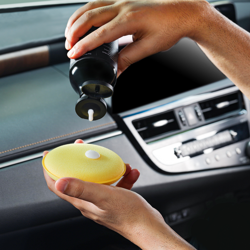Apply product on an applicator pad