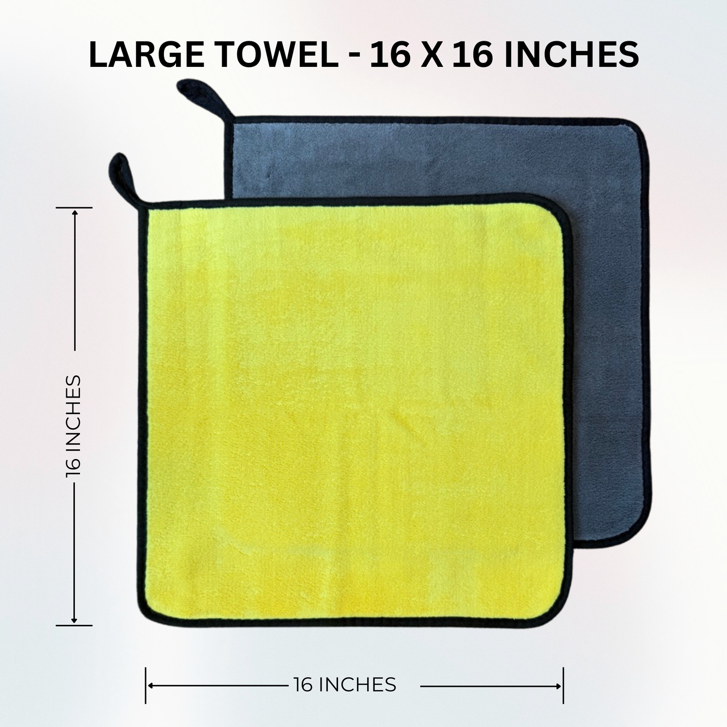 MICROFIBER 600 GSM - 3 PACK        APPLY AND BUFF