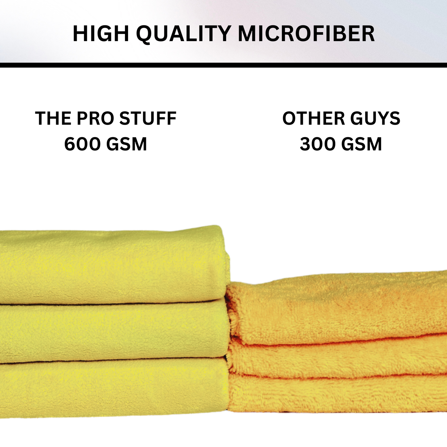 MICROFIBER 600 GSM - 3 PACK        APPLY AND BUFF