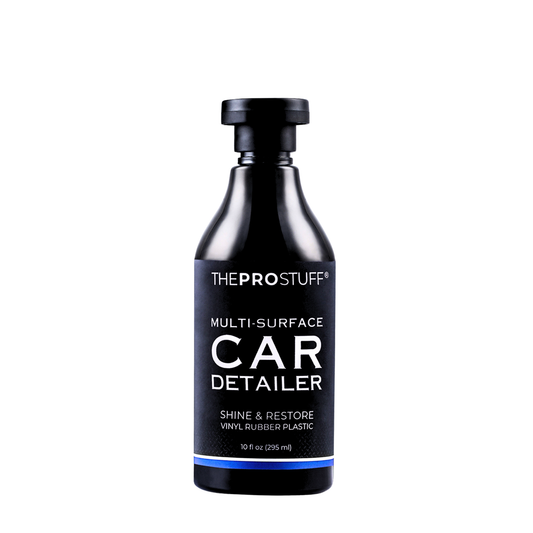 The Pro Stuff Multi-Surface Car Detailer, 10 fl oz bottle for vinyl, rubber and plastic
